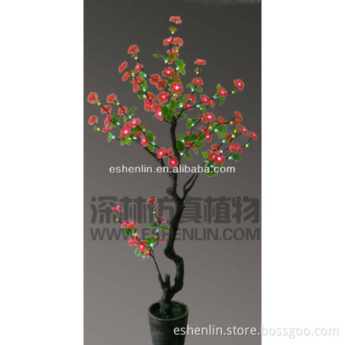 Chinese flowering plant,artificial tree,indoor/outdoor lighted tree